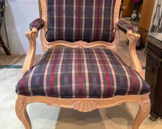 Louis XV French Hand Carved Armchair 