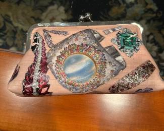 vintage embellished clutch 