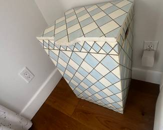 Cute painted laundry hamper