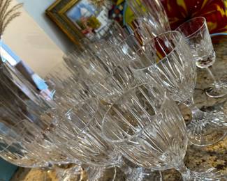 Mikasa glass are sets.