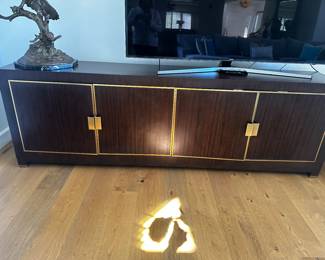 Restoration Hardware mahogany console. Soooo good looking