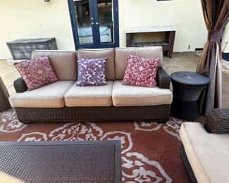 Cabanna for sale and wicker furniture for sale Restoration HArdware outdoor wicker!