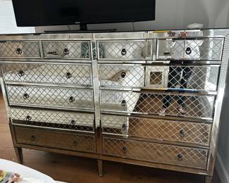Large mirrored dresser