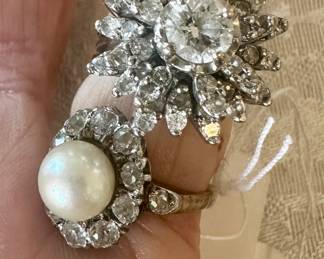 Beautiful diamond rings. These are small size 4