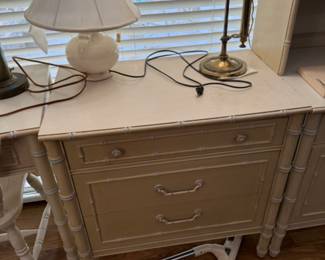 3 Drawer Chest of Drawers Faux Bamboo