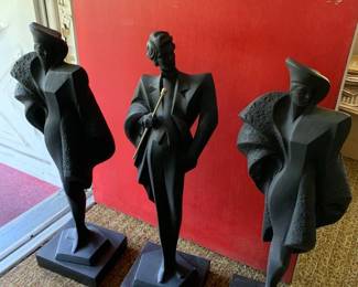 Alexander Daniel Austin sculptures. 1989, Durastone.