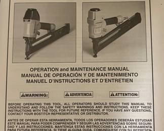 Bostitch Angle Stick Pneumatic Finish Nailer