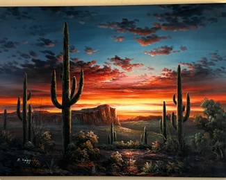 Art Southwest Landscape Bernard B Duggan 33 x 45