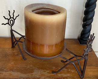 Candle w Holder