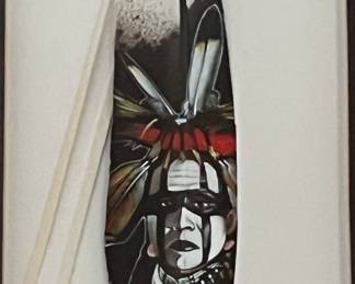 Art Feather Painting Donovan Begay "Traditional Dancer"