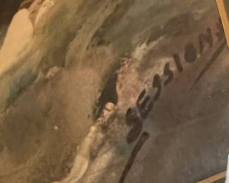 Art James M Sessions Print Trout Stream