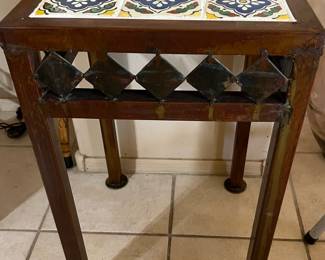 Heavy Metal w Tile Top Table