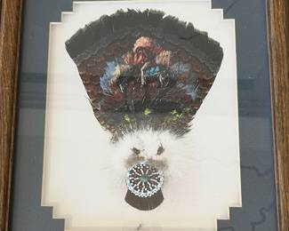 Art Feather Painting Lavern Elliott Trails End Photo