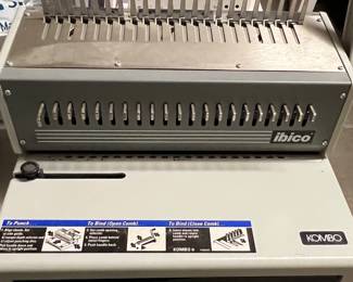 IBICO IBIMATIC Heavy Duty Punch and Comb Book Binding Machine