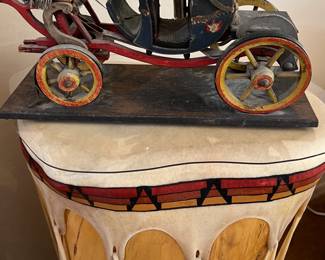 Pueblo Drum , Vintage Carriage