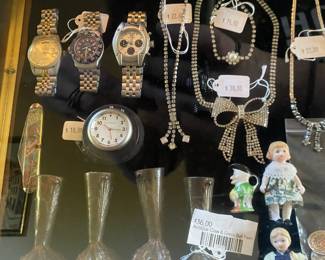 Antique Claw & Glass Ball Feet,  Adidas U of M watch, Reebok 100m watch,  rhinestone bow necklace, Vintage rhinestone necklaces,Capezio watch
  TAG Heuer Watch Professional 200 meters WA1214,  Fake Rolex watch, WMC watch, Vintage celluloid ring box, Antique German ring box

