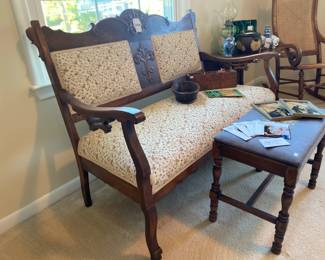 Victorian Style Glider Rocking Chair