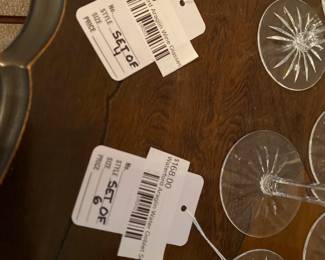 Waterford Araglin Water Goblet Set, Waterford Araglin Wine Glasses
