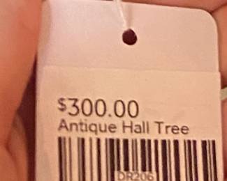 Antique Hall Tree