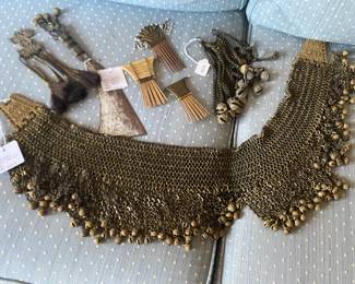 Vintage plastic tassels