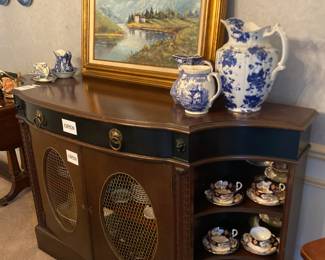 Rounded Credenza Cabinet