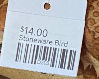 Stoneware bird