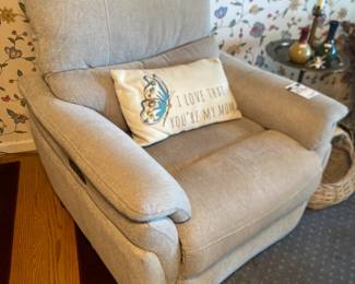Power swivel recliner