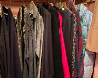 Women's clothing sizes L-1X (brands like: Coldwater Creek, Ralph Lauren, Chessa Davis, vintage clothing)
	•  Women's handbags (brands like: Kate Spade, Michael Kors)

