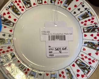 Tiffany & Co Elizabethan Plate Set
