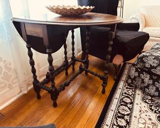 antique gate leg  side table