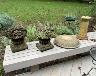Assorted Items of Garden Ornament