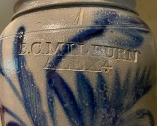 Close up of B. C. Milburn Stamp