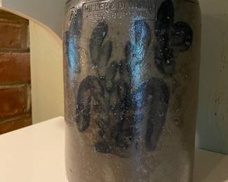 Miller & Davison Strasburg, VA Salt Glaze Crock