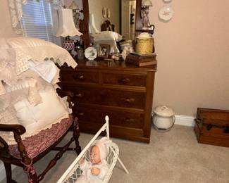 Walnut Victorian Dresser