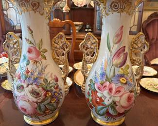 Old Paris Vases