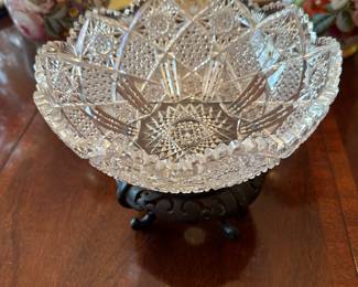 American Brilliant Cut Glass Bowl