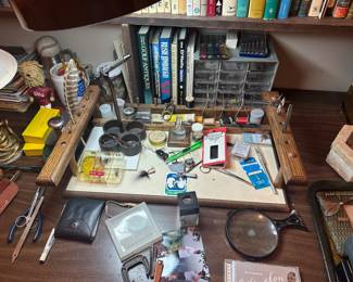 fly tying station