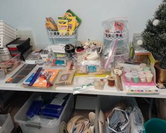 Craft supplies and craft containers