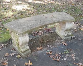 Concrete bench