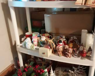 Tons of holiday decor