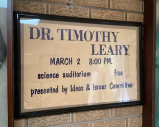 Placard from early seventies