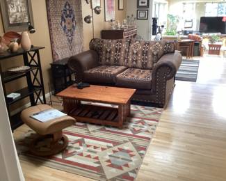 New loveseat, Hamadan rug
