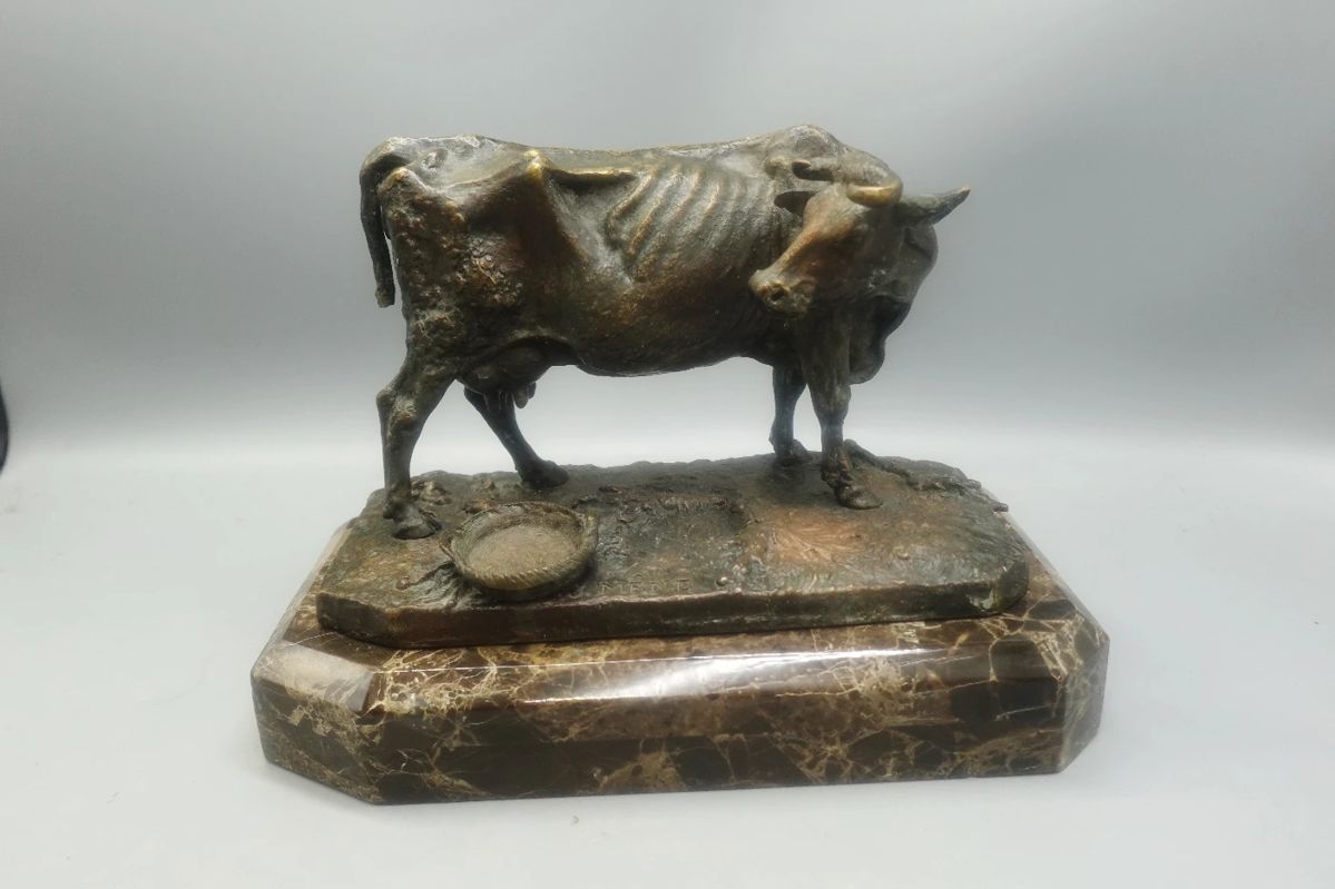 ORIGINAL PIERRE JULES MENE FRENCH BRONZE SCULPTURE STATUE 