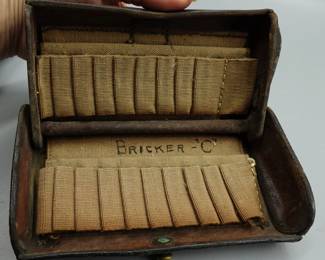 EARLY USA INDIAN WAR CIVIL WAR MILITARY CARTRIDGE BOX