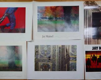 LOT OF SIX JAY MAISEL Jay (1931-2018) SIGNED PHOTOGRAPHS