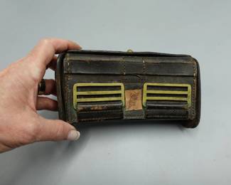 EARLY USA INDIAN WAR CIVIL WAR MILITARY CARTRIDGE BOX