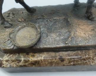 ORIGINAL PIERRE JULES MENE FRENCH BRONZE SCULPTURE STATUE 