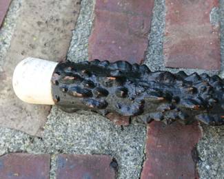 CIVIL WAR MILITARY GENERAL MARK WENTWORTH BLACKTHORN WOOD CANE