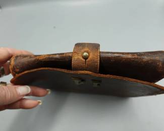 EARLY USA CIVIL WAR MILITARY CARTRIDGE BOX 