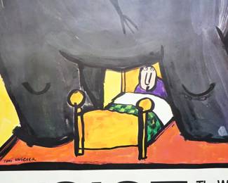 RARE 1970 1960s VINTAGE VILLAGE VOICE TOMI UNGERER POSTER